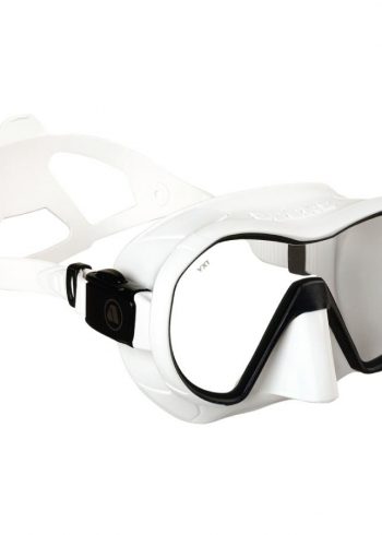 Apeks VX1 Mask in white from the side
