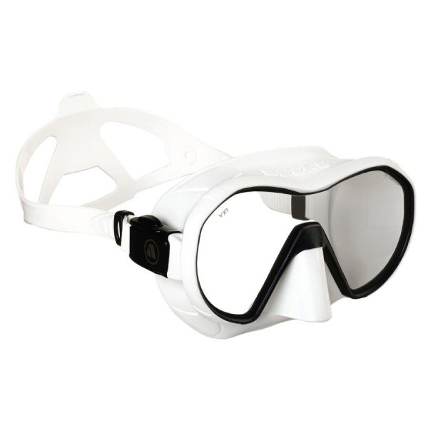 Apeks VX1 Mask in white from the side