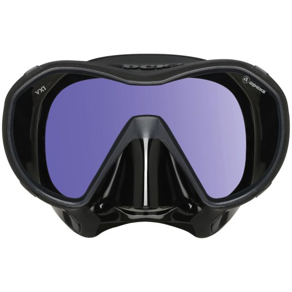 Apeks VX1 Mask in black with UV lens