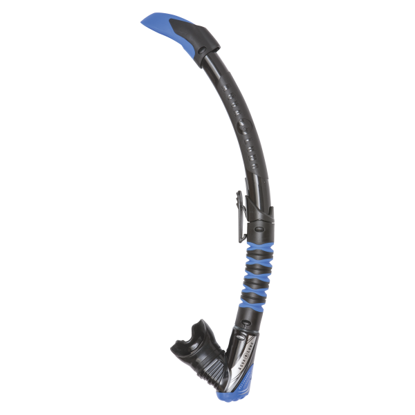 Aqualung Zephyr Flex snorkel in black and blue