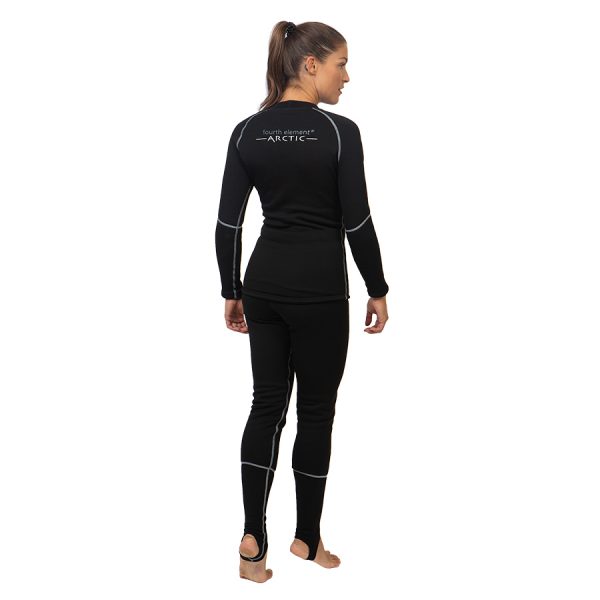 Fourth Element ladies Arctic undersuit from the back