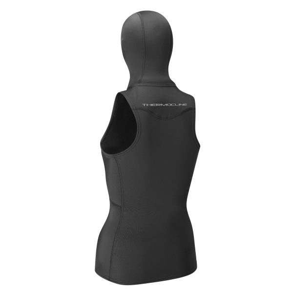Fourth Element ladies Thermocline Hooded Vest from the back