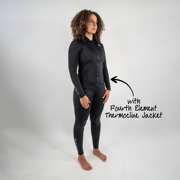 Fourth Element ladies Thermocline leggings and jacket combo from the front