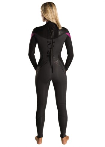 Women's Fourth Element Xenos 3mm Full Wetsuit from the back