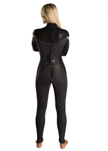Women's Fourth Element Xenos 5mm Full Wetsuit from the back