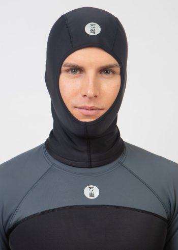 Diver wearing Fourth Element Thermocline Hood
