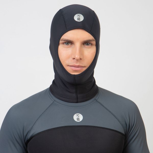 Diver wearing Fourth Element Thermocline Hood