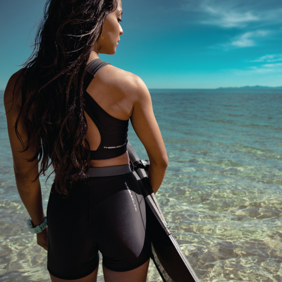 https://thehonestdiver.com/wp-content/uploads/2020/06/Fourth-Element-Thermocline-Shorts-Crop-Top-Combo-Back.jpg