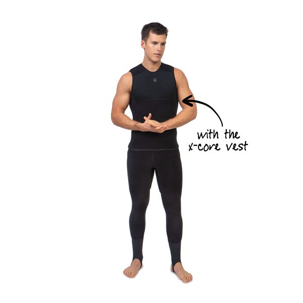 Fourth Element X-Core leggings and vest combo from the front