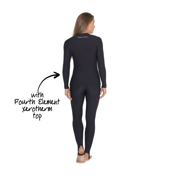 Fourth Element ladies Xerotherm leggings and top combo from the back