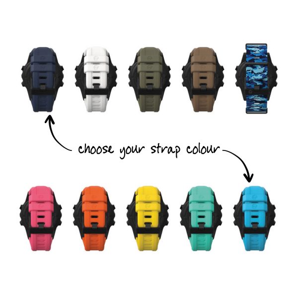 Choose a strap colour for your Shearwater Teric