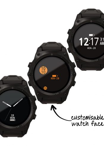 The customisable watch face of the Shearwater Teric dive computer