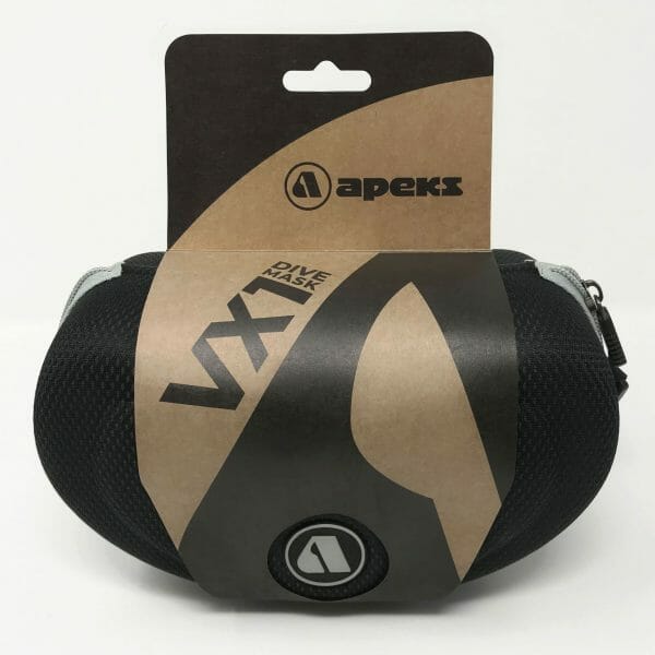 Apeks VX1 mask recylable packaging