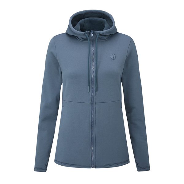 Women's Fourth Element Xerotherm hoodie in Blue from the front