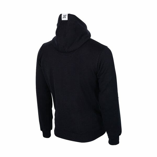 XDEEP hoodie in black from the back