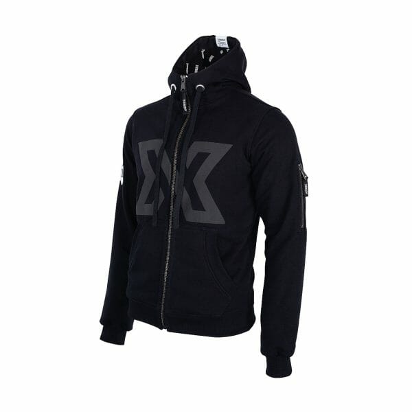 XDEEP hoodie in black from the left