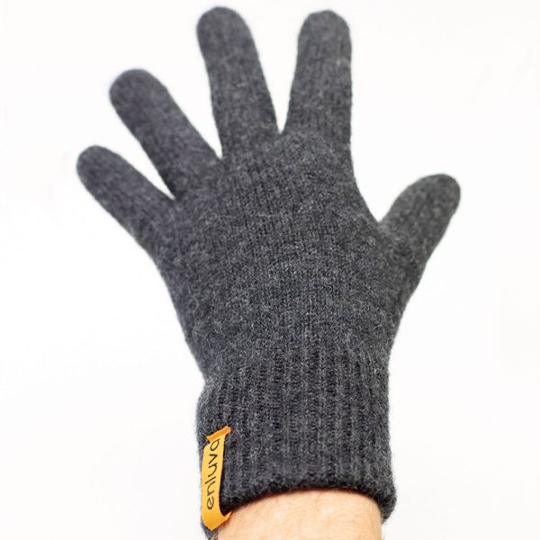 Enluva wool inner glove for use under drysuit dry gloves