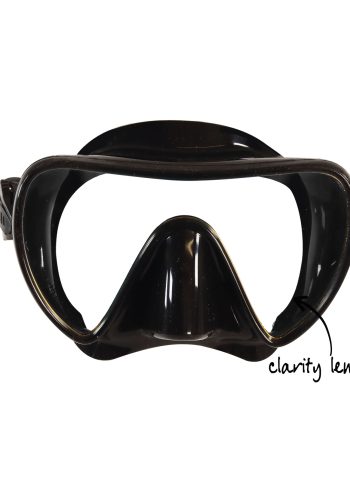 Fourth Element Scout Mask in black with clarity lens
