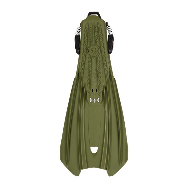 Aqualung Storm fin in olive from the back