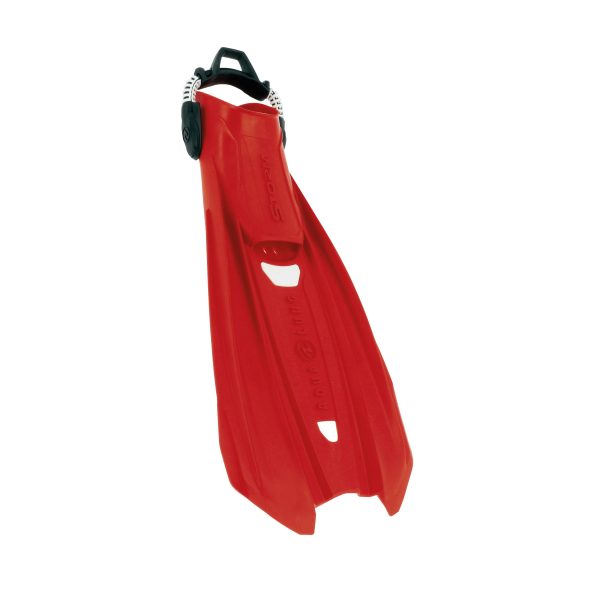 Aqualung Storm fin in red from the right