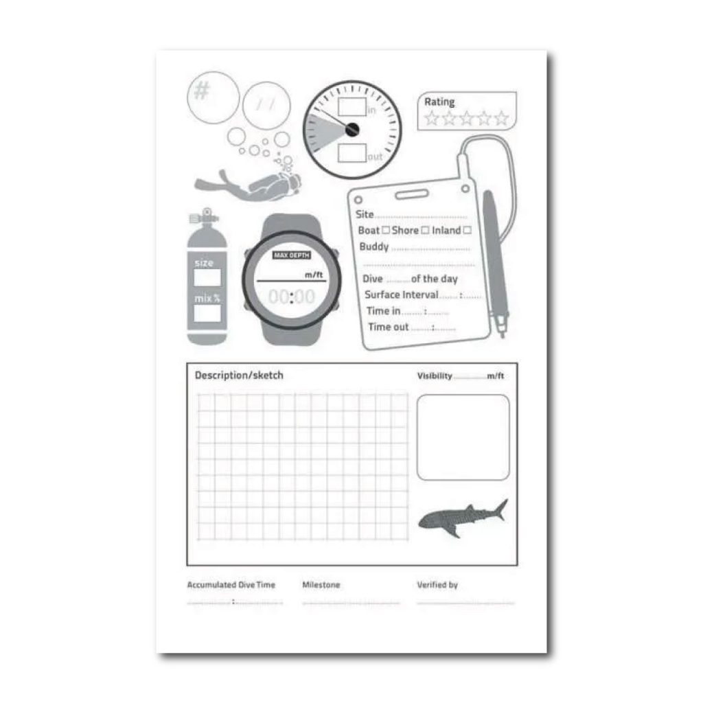 Diving Log Book The Honest Diver