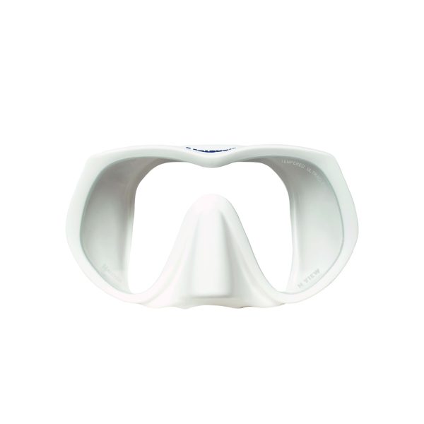 Halycon H View Mask in white from the front