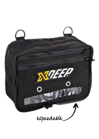 Expandable XDEEP Cargo Pouch opened to full size