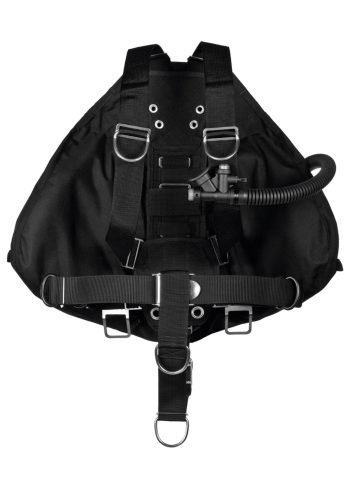 XDEEP Stealth Tec Sidemount Setup from the front