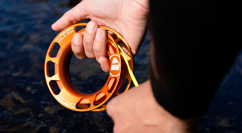Avoid calling the RNLI when scuba diving by carrying the Apeks Halo Lifeline Spool
