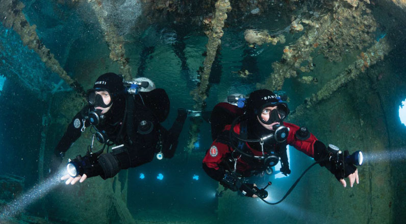 Being fit to dive is important so you don't need to call the RNLI scuba diving!