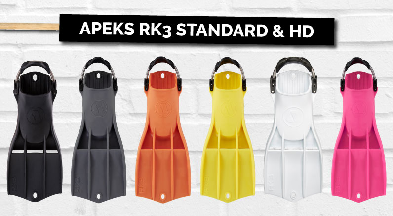 Best fins for floaty feet - the Apeks RK3