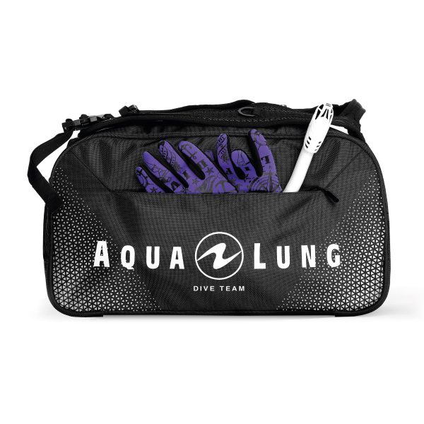 Aqualung Duffel Pack storing snorkelling equipment
