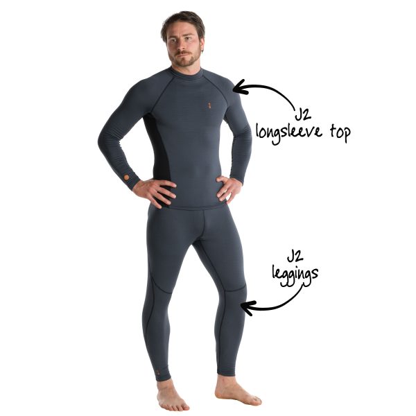 Men's Fourth Element J2 Baselayer combo with top and leggings
