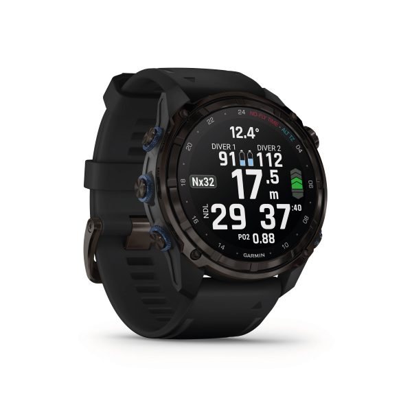 Garmin Descent Mk3i 51mm Dive Computer in carbon grey and black from the right