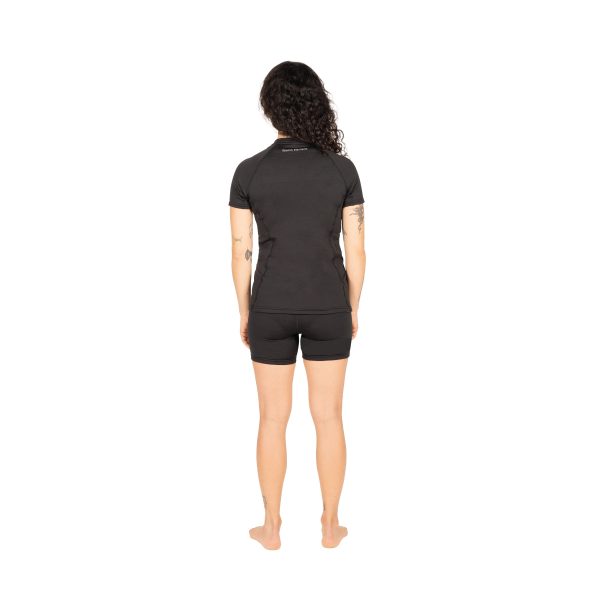 Women's Fourth Element J2 Short Sleeve top and shorts combo from the back